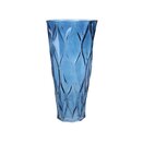 Vase Trellis Blue Glass Medium