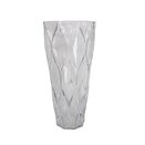 Vase Trellis Clear Glass Medium