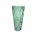 Vase Trellis Green Glass Medium