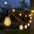 Vintage Festoon Lights Warm White - Set of 10