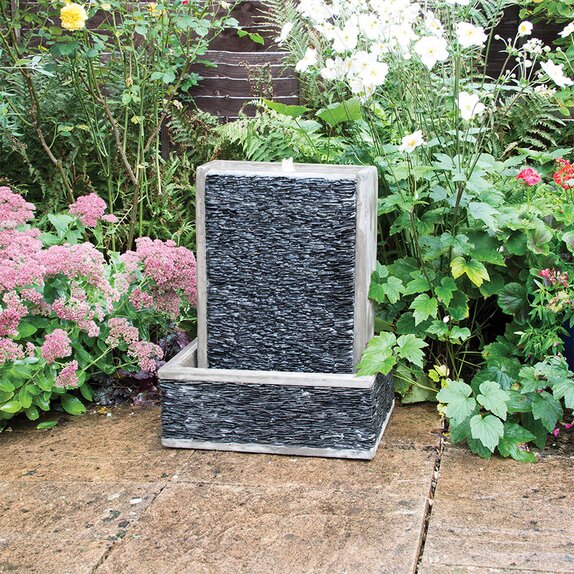 Water Feature Slate Wall
