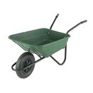 Wheelbarrow The Shire Green pneumatic tyre 90L