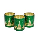 Wonderland T-Light Holders 3pk  Emerald - image 2