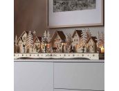 Wooden Village Silhouette