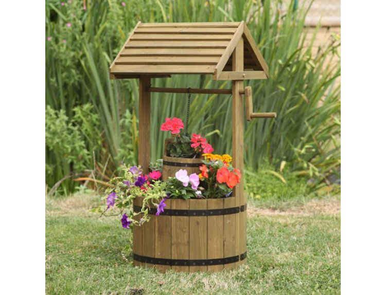Woodland Wishing Well Planter