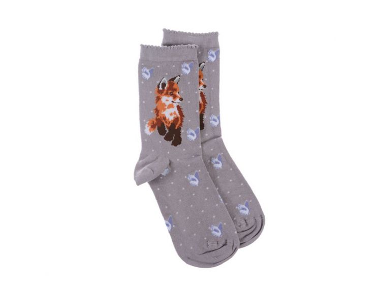 Wrendale Fox Sock - Born to be Wild