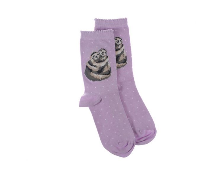 Wrendale Sloth Sock - Little Card Big Hug